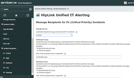 HipLink Unified IT Alerting